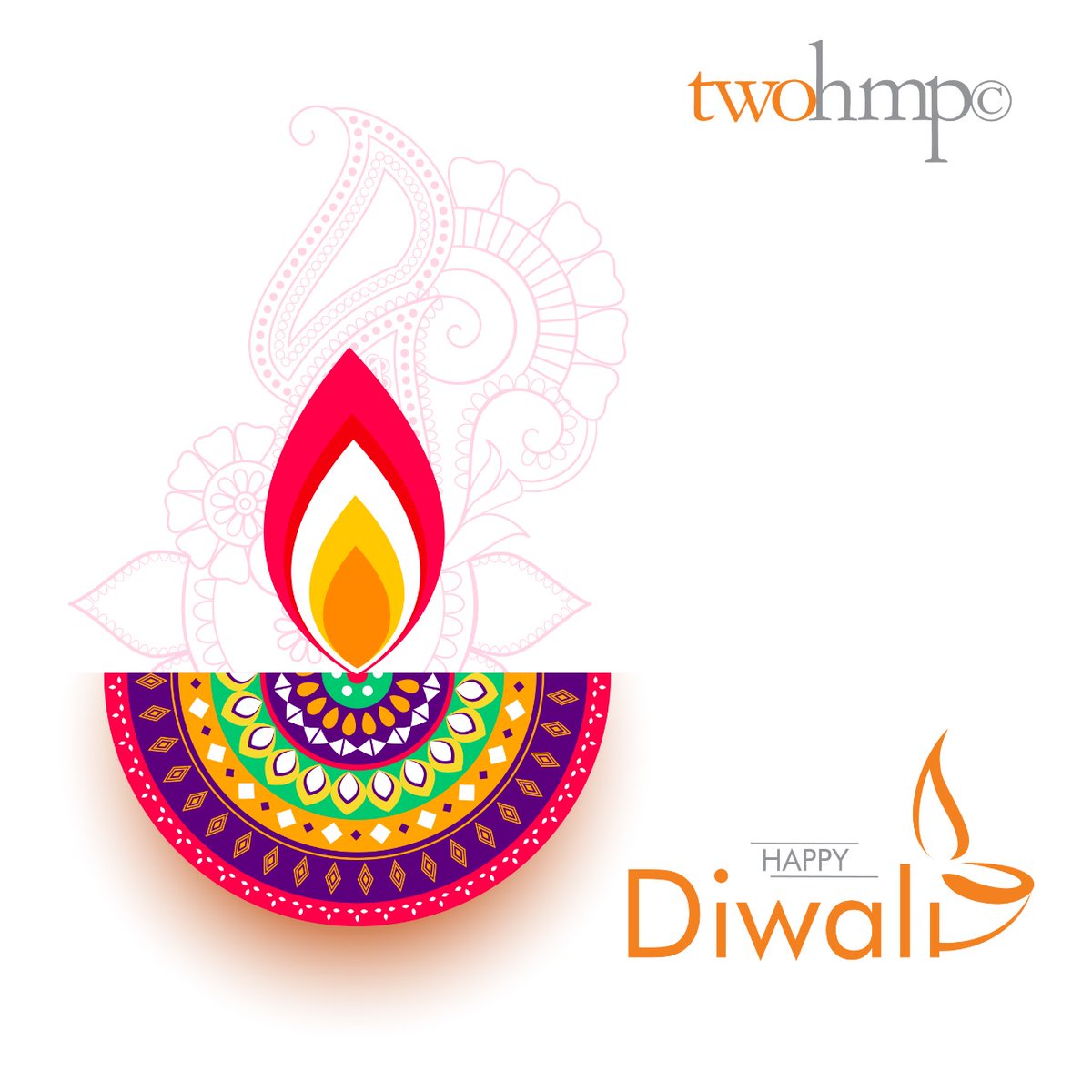 TwohmpC's tweet photo. May the diyas light lead you onto the road of growth and prosperity. Happy Diwali!
.
.
#HappyDiwali #twohmp #CelebrateDiwali https://t.co/bhwN7KiCRB