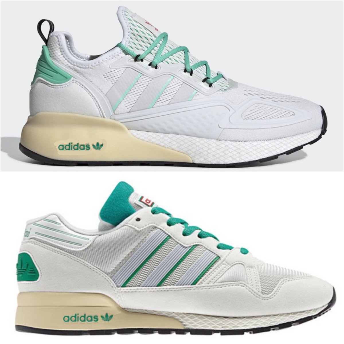DeadstockDixon's tweet photo. adidas #ZX2K boost V's #ZX710
Retro V's O.G.🤔 https://t.co/5ExuihLa9l