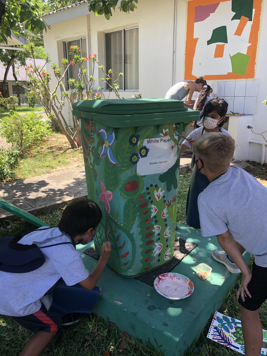 Our recycling bins have been sadly neglected over the last 18 months. It’s a new day and parents/ children doing a wonderful makeover. Looking good but still empty….hopefully not for long!
<a href="/istafrica/">IST</a> #istafricalearns