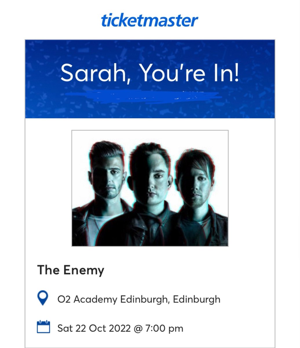 _blondiieeeee's tweet photo. What a year 2022 is going to be for gigs🙌🏼⚡️@theenemyband https://t.co/fkglQsU5Tt