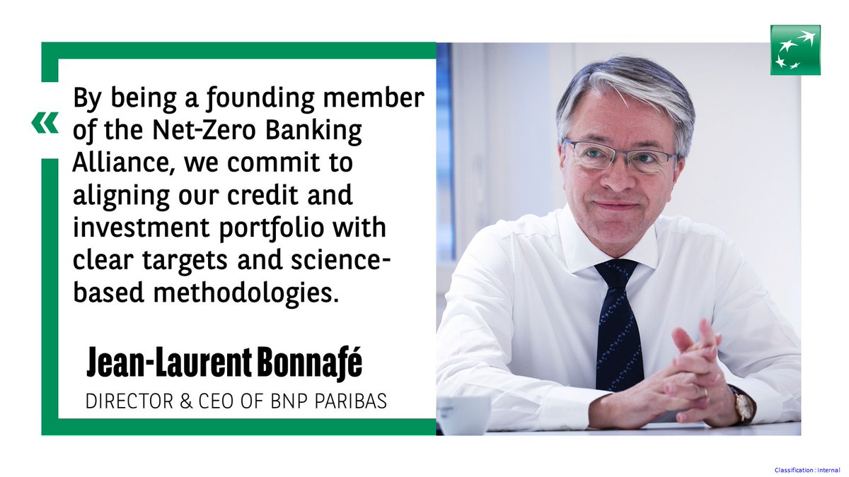 As #COP26 kicked off in Glasgow, our CEO Jean-Laurent Bonnafé expresses his views on how financial companies can play a role in reaching a net-zero economy. 
Read it on <a href="/LinkedIn/">LinkedIn</a>: bnpp.lk/0kerpo