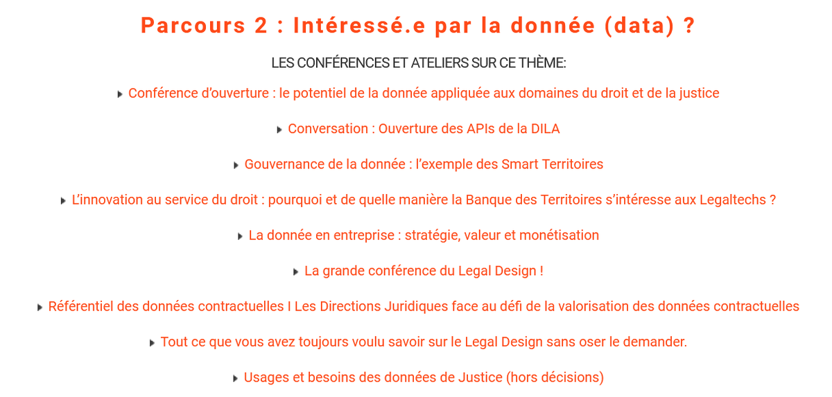 OpenLaw_fr's tweet photo. 📢La #donnée vous intéresse ? 🚀Venez aux Rdv Transformations du Droit ! 😉 Ateliers, conférences gratuits ! ⚠️ Inscription obligatoire 18-19/11 (places limitées) ➡️ https://t.co/A8yaQ3offW✅Par @OpenLaw_fr  et @Villagejustice #Data #OpenLaw #TransfoDroit #TransfoNum https://t.co/mQeKWEaAl2
