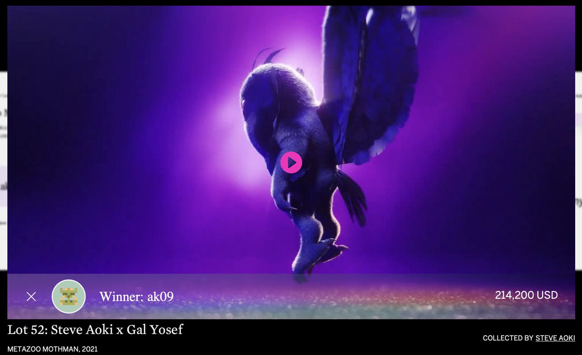 cryptobulls_wtf's tweet photo. Did you know ...

Gal Yosef (our artist) has recently sold his own NFT in collaboration with Steve Aoki for $214.000😱.

This is the first time that we have made Gal's art available for a broader audience. Make sure to get your hands on one of the sickest NFTs of this time🚀! https://t.co/hzjND3ynIG