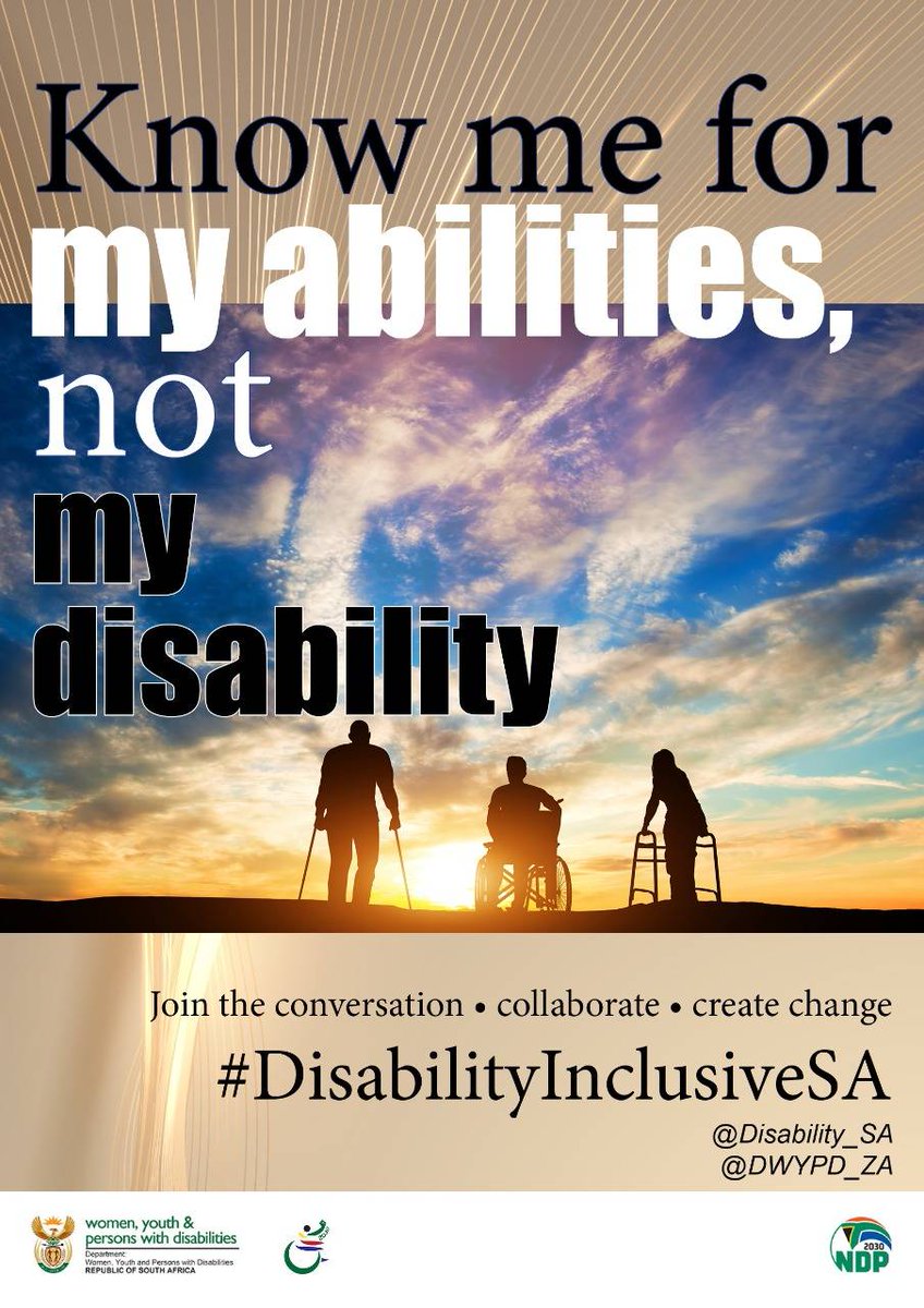 NYDARSA's tweet photo. South Africa celebrates National Disability Rights Awareness Month annually between 3 November and 3 December.
#DisabilityInclusionSA https://t.co/E3vBf7mr3v