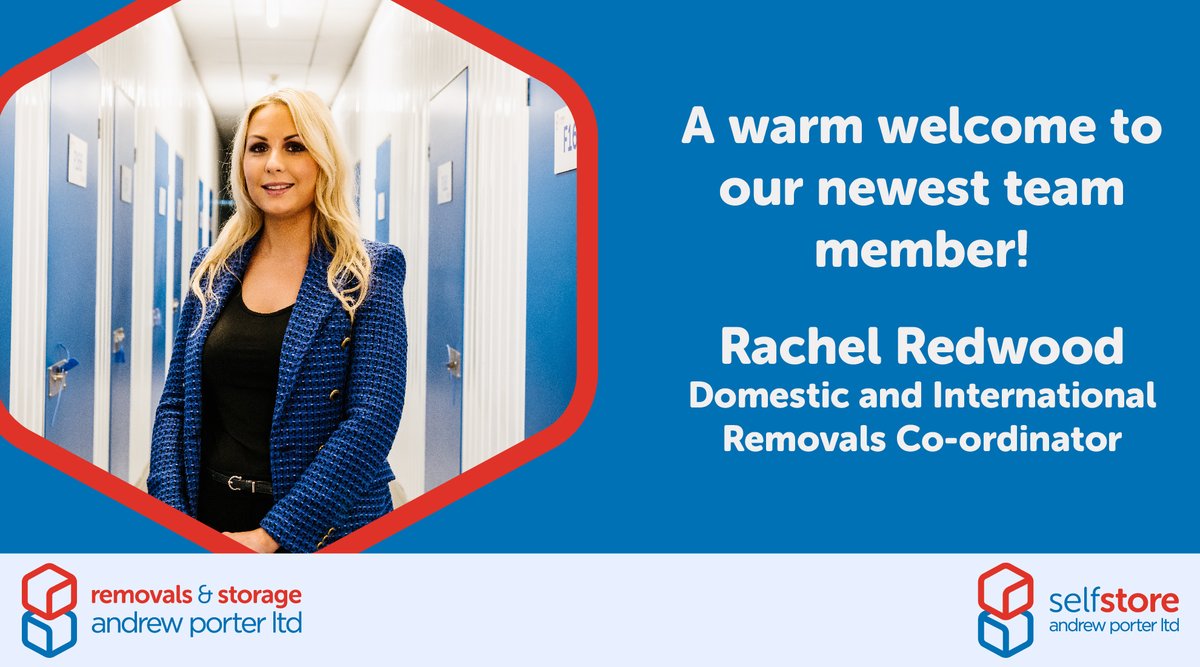 AndrewPorterLtd's tweet photo. As part of our continued expansion we're delighted to welcome Rachel Redwood to our team as our new Domestic and International Removals Co-ordinator. We've also expanded our Kendal operations and opened a new office in Cheshire!

Learn more: https://t.co/06461g4IcM https://t.co/DKGyXfhT8t
