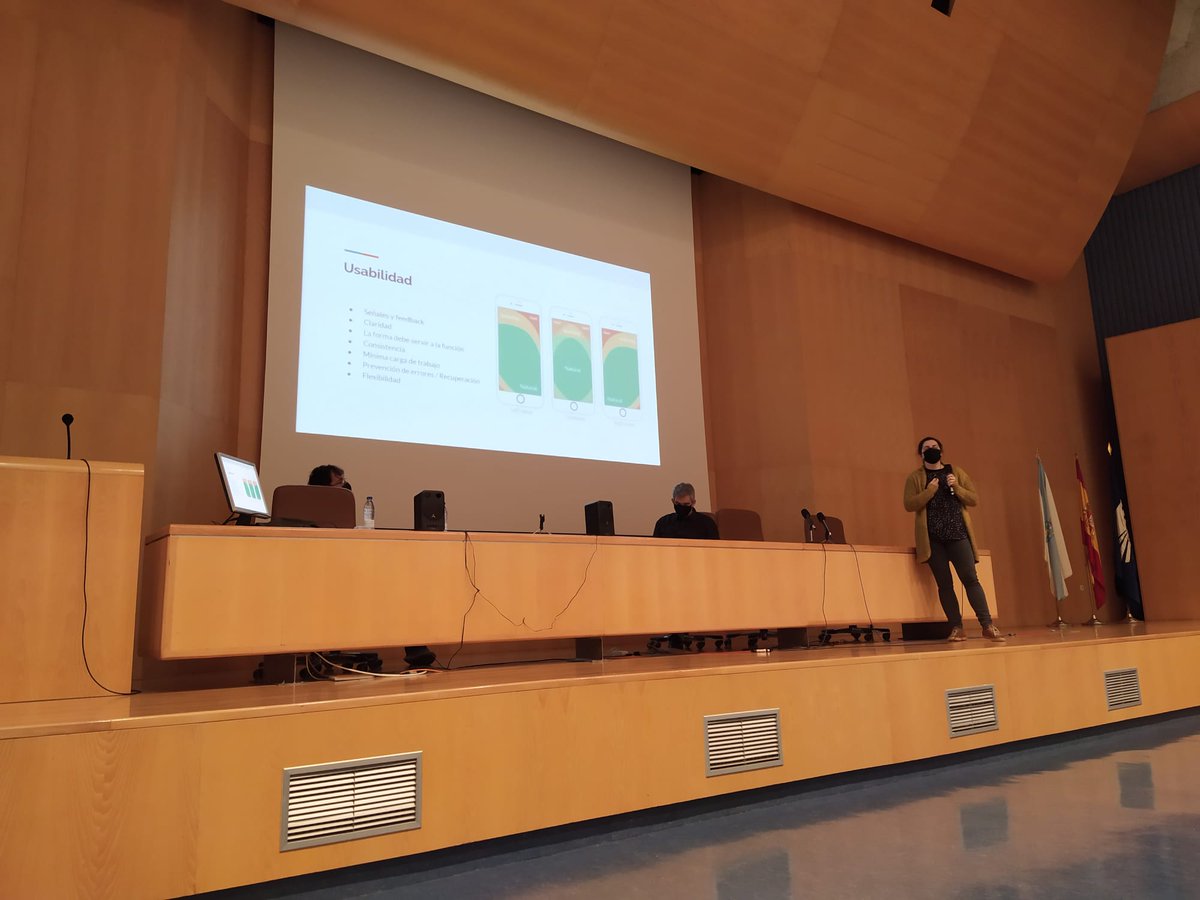 innova_udc's tweet photo. Arrancamos o 2º día das Xornadas @UDC_gal de Desenvolvemento de #Videoxogos 2021 na @fcomcoruna aprendendo sobre deseño e experiencia do xogador con María Pérez Gago Senior UI/UX Designer en @King_Games https://t.co/mbbbAuouNJ