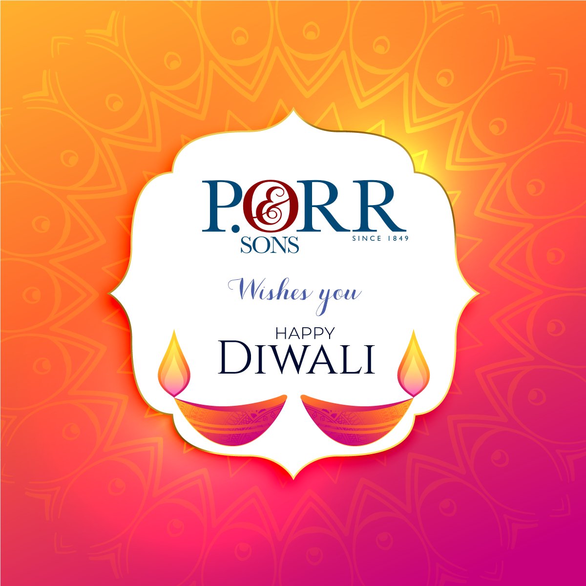 PorrAndSons_'s tweet photo. Happy Diwali, With gleam of Diyas, And the Echos of the Chants,💥
May Happiness &amp; Contentment Fill Our life. ✨
Wishes from P.Orr &amp; Sons ⌚️
#porrandsons #watchstore #Diwali2021 #HappyDiwali https://t.co/nHvpbd1tT6
