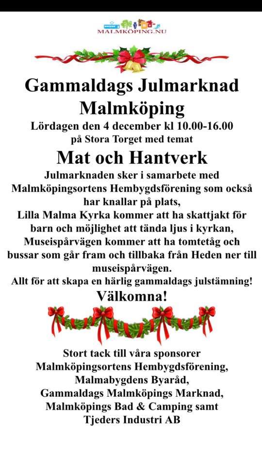 malmkoping's tweet photo. 4 december 2021 - efterlängtad julmarknad i Malmköping. https://t.co/LFwJmpITK1