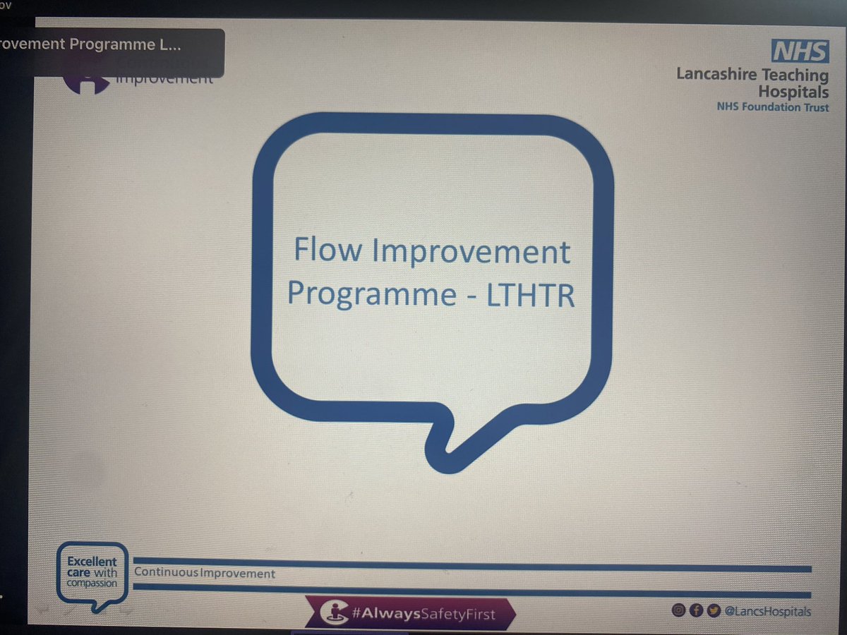 Hazelwood Ward taking part in the patient flow improvement programme. Let’s see how we can improve together as a team 💪🏻 <a href="/rachel_sansbury/">Rachel Sansbury</a> @HowlesJohn #patientflow #improvement #learn #educate