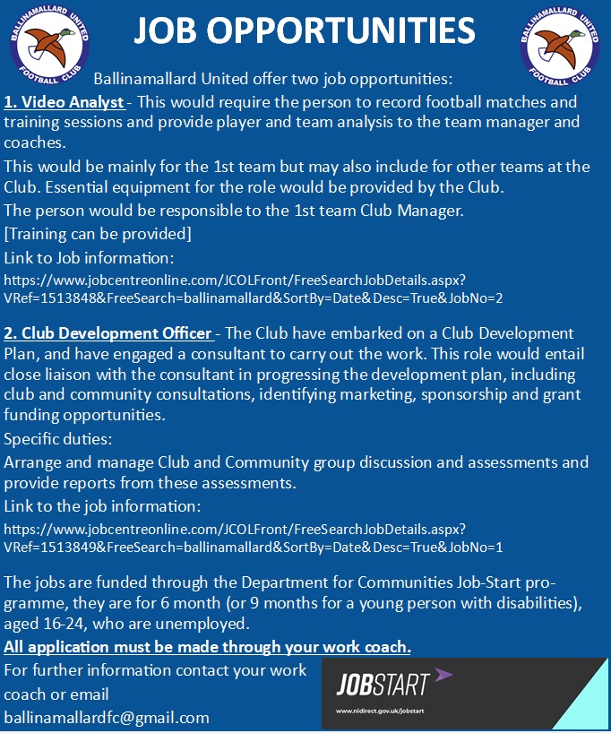 Ballinamallard United FC (@ballinamallard) on Twitter photo 