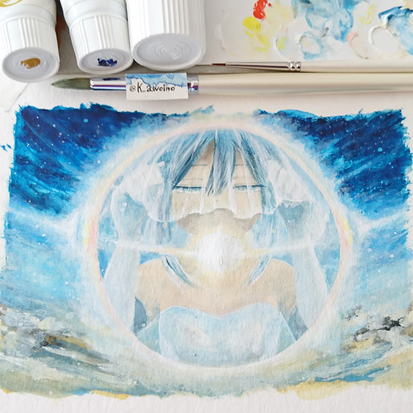 アクリルガッシュのtwitterイラスト検索結果