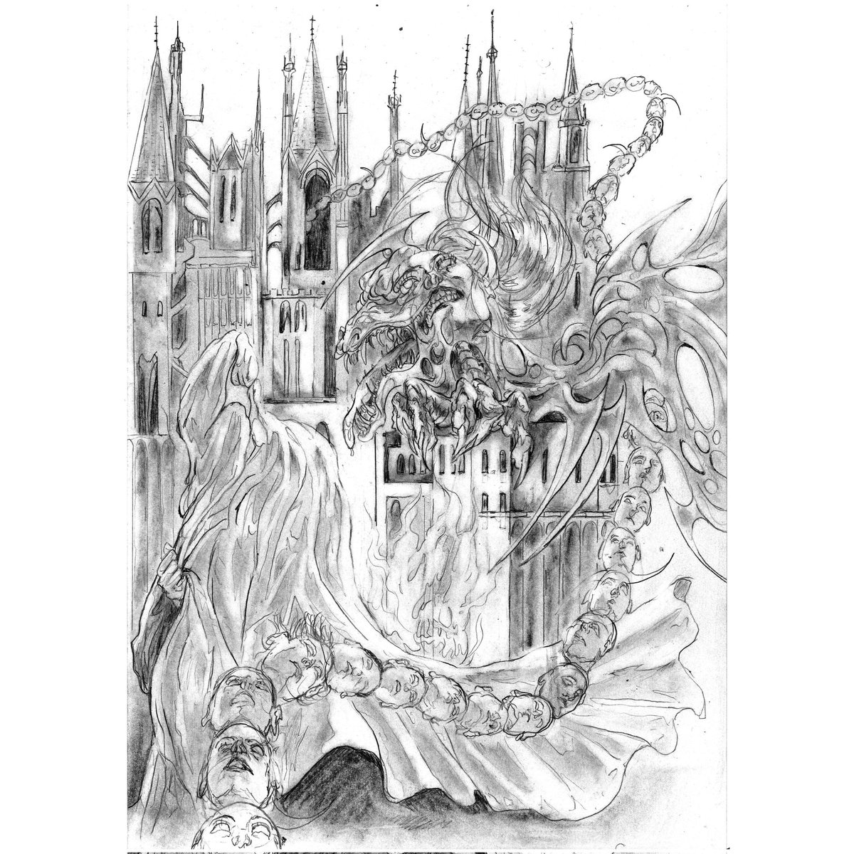 Pencil 29x21,7// 1st part for Silby cover