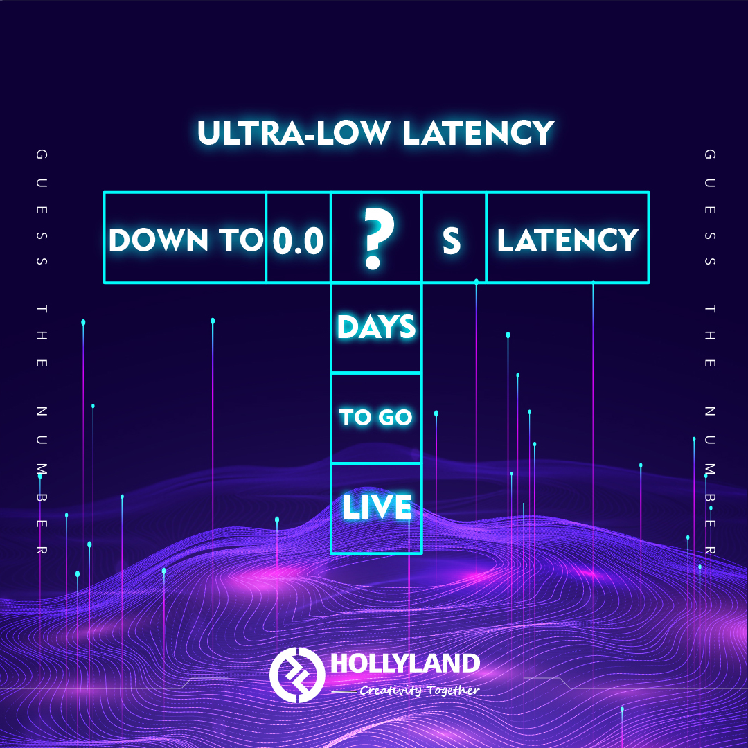 Hollyland_Tech's tweet photo. KEEP GOING!
#NewProduct are ready to launch with our super #Giveaway on live๐๐ฅ๐ฅ
How low is the latency can be called 'ultra' in your mind...?๐ง
Guess below ๐ Win your prize!
#HollylandTech #Hollyland #HollyView #CreativityTogether https://t.co/mQC83k2vJq