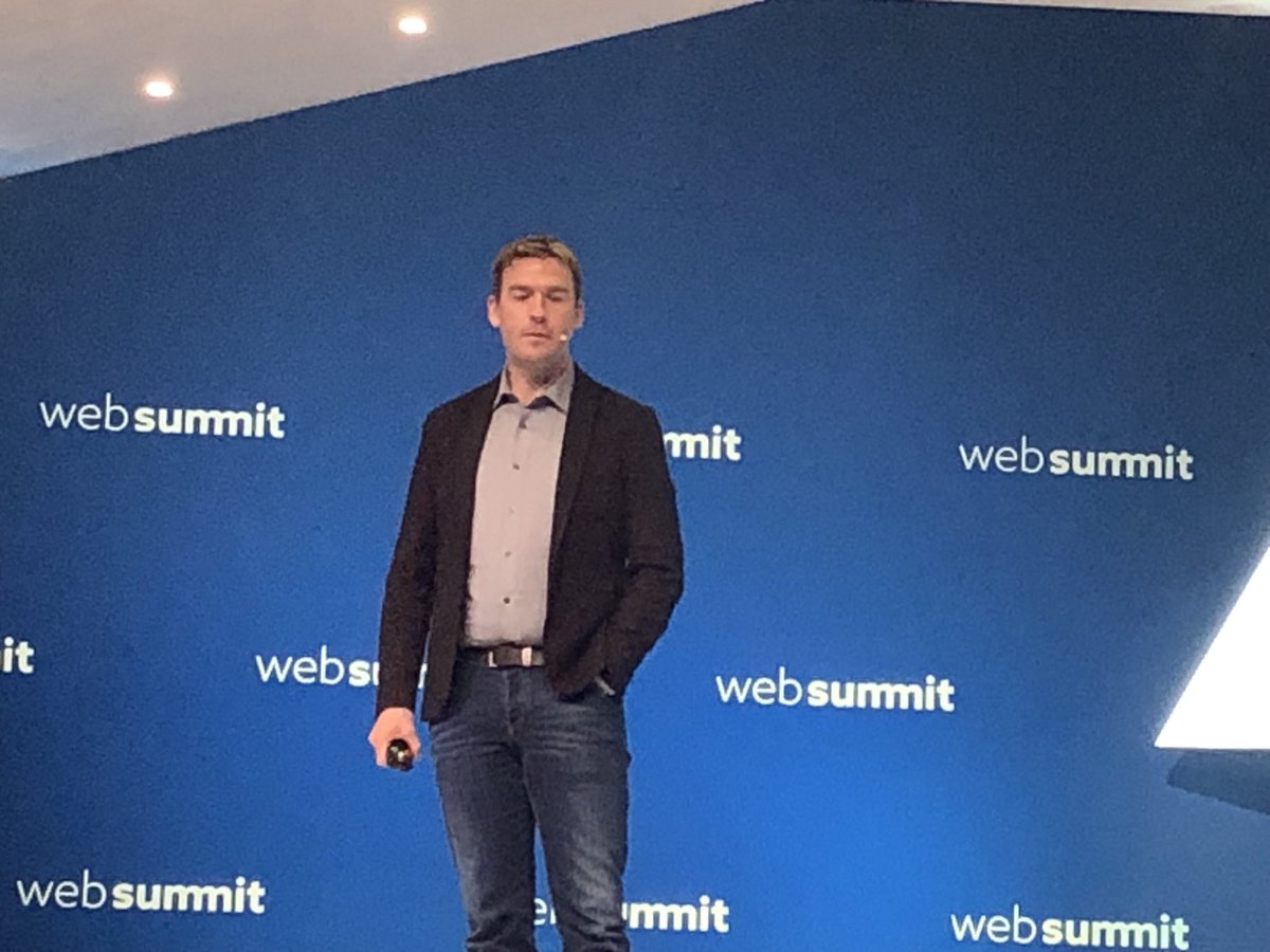 Lorcancol's tweet photo. ⁦@destraynor⁩  from ⁦@intercom⁩ giving a super presentation ⁦@WebSummit⁩ . https://t.co/BzNbs8vW79