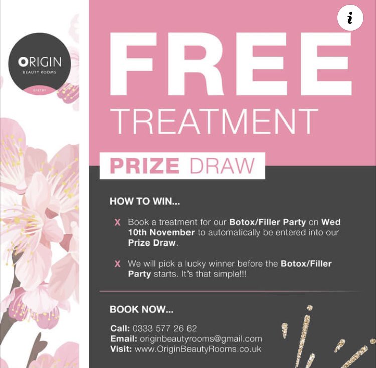 CherylTBarton's tweet photo. What were you thinking @HeatherWheeler 

Promoting #botox parties and prize draws for facial injectable treatments 

@ASA_UK @CAP_UK 

@mariacaulfield the optics here are really not good for #patientsafety our MP’s MUST NOT PROMOTE #BOTOX PARTIES https://t.co/R7gBaiI1tJ