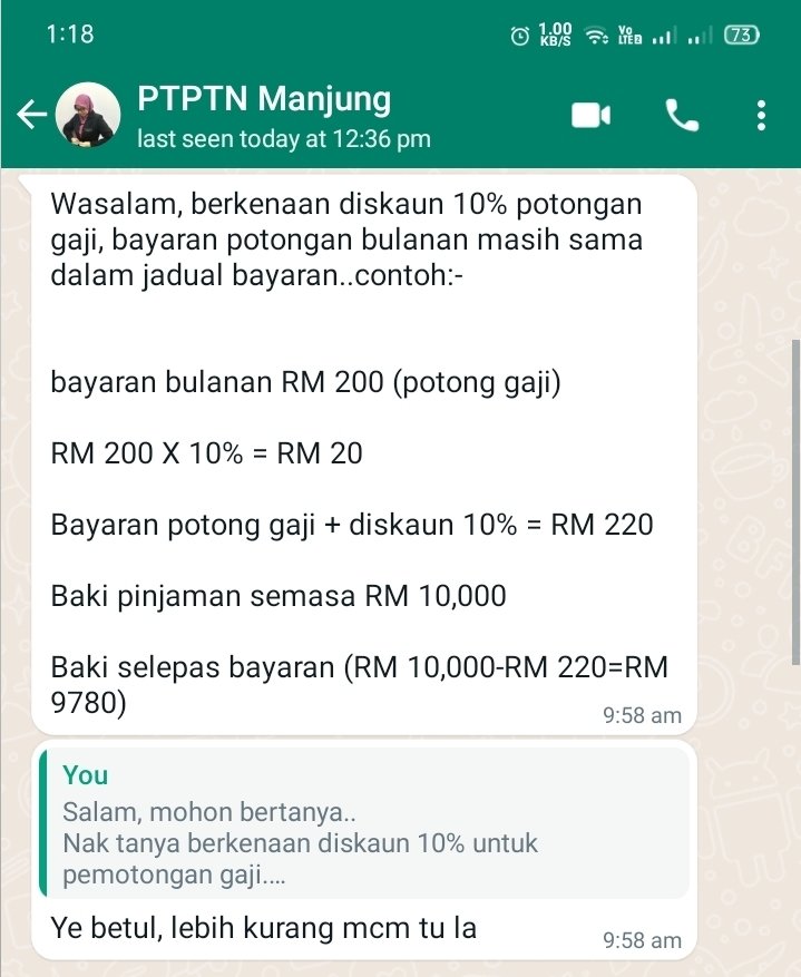 Diskaun ptptn