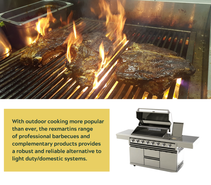 REXMARTINSLTD's tweet photo. Have you got a Bonfire themed menu coming up this November 5th? Our BBQ'S are manufactured from sturdy stainless steel, and the side gas ring and monitored spit offer extra versatility for pan cooking. 
#commercialkitchen #BBQ #BonfireNight #Rexmartins #CK21 #kitchendesign https://t.co/TBa1lquIPX