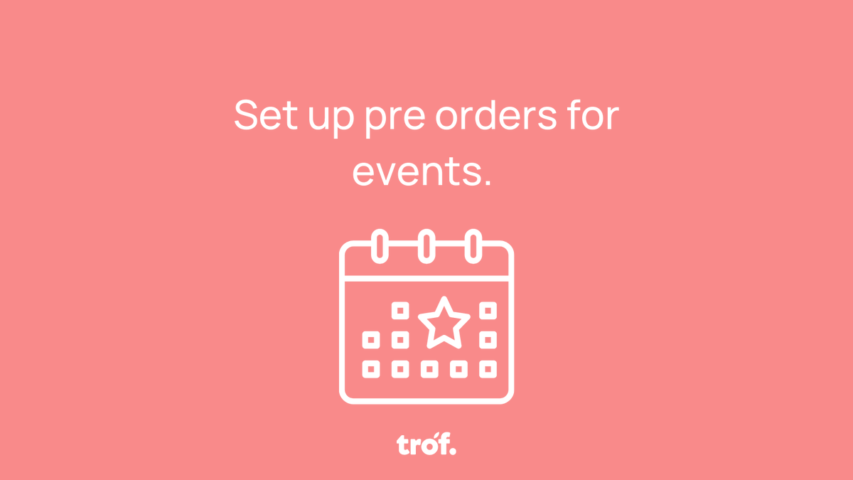 FindATrof's tweet photo. Customers can order in advance for a specific event making the day less stressful for your staff! 
#trof #app #findatrof #hospitality #orderandpay #customerservice https://t.co/8HClqKfWzV
