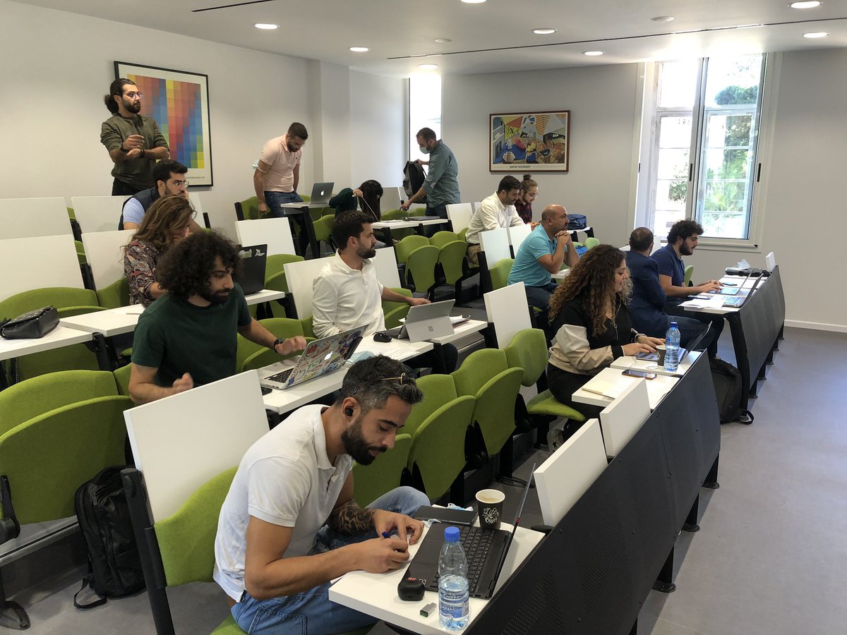 smart_esa's tweet photo. Pitching, pitching and more pitching. 

Snapshots from Smart ESA’s Pitching workshop today - animated by entrepreneur and director, Selim Yasmine. 

#EdTech #Education #Startups #Lebanon #Growth #AccelerationProgram #Entrepreneurship #Entrepreneurs #Startup #France #eCommerce https://t.co/ALc9Shl67g