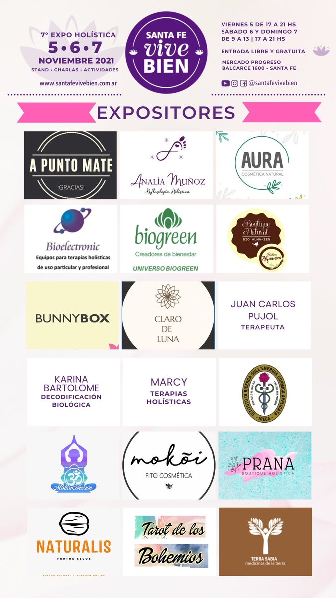 santafevivebien's tweet photo. Muchos stands lindos para visitar este finde en la Expo.
Entrada libre y gratuita! https://t.co/K4z1LaF9Mq