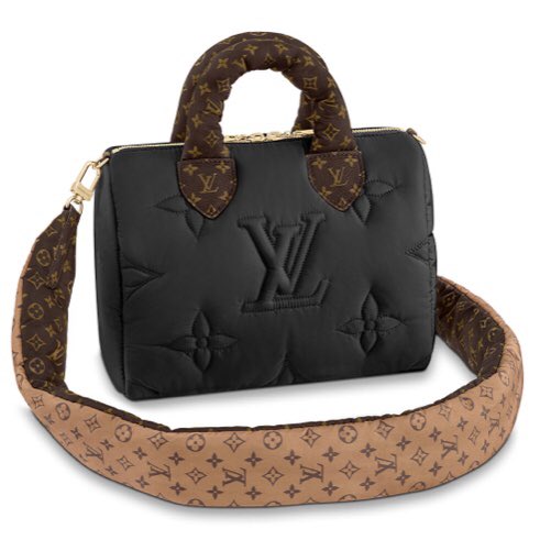 Promostyl on X: Louis Vuitton's new little gems: the puffy bags, inspired  by their pillow boots😍 #louisvuitton #speedybandouliere #pochette #onthego  #backpack #puffy #handbag #luxury #fashion #promostyl   / X