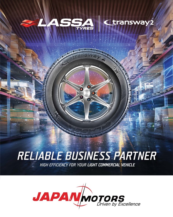 Your commercial vehicle’s efficiency just got better with Lassa Tyres Transway 2. For inquiries, contact us on 0596912844 or visit our showroom and tire center on Graphic Road.

#LassaTyres #JapanMotors