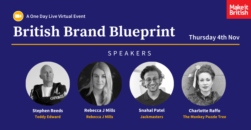 BRITISH BRAND BLUEPRINT - SPEAKERS ANNOUNCED PT.1 📣

We're excited to announce our fantastic speakers who will be joining us for our panel discussion: 

'The real truth about working with UK manufacturers'

Tomorrow 12.30 pm 💻

Not got your ticket yet? Get yours via our bio 🔗