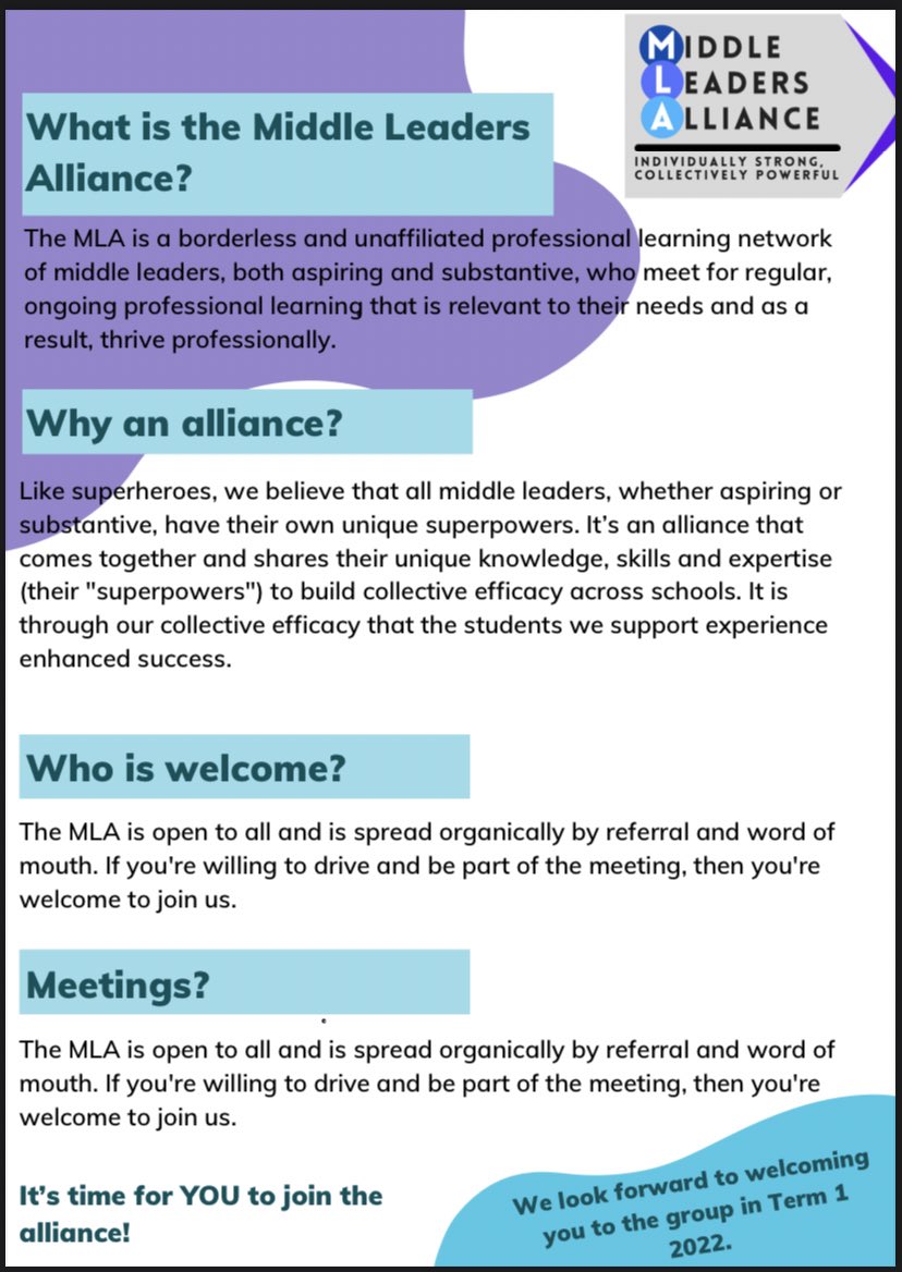 itsFISKY (@itsf1sky) on Twitter photo The 2022 MIDDLE LEADERS ALLIANCE (MLA) save the date and info flyer has just landed !!! Pop them in your calendar, join the conversation in the MLA MS Teams, stay connected and informed and also GET EXCITED !!! <a href="/NSWEducation/">NSW Dept of Education</a> <a href="/NSWSLI/">NSW DoE School Leadership Institute</a> #localowned #localgrown 🙌✨✨✌️ The 2022 MIDDLE LEADERS ALLIANCE (MLA) save the date and info flyer has just landed !!! Pop them in your calendar, join the conversation in the MLA MS Teams, stay connected and informed and also GET EXCITED !!! <a href="/NSWEducation/">NSW Dept of Education</a> <a href="/NSWSLI/">NSW DoE School Leadership Institute</a> #localowned #localgrown 🙌✨✨✌️