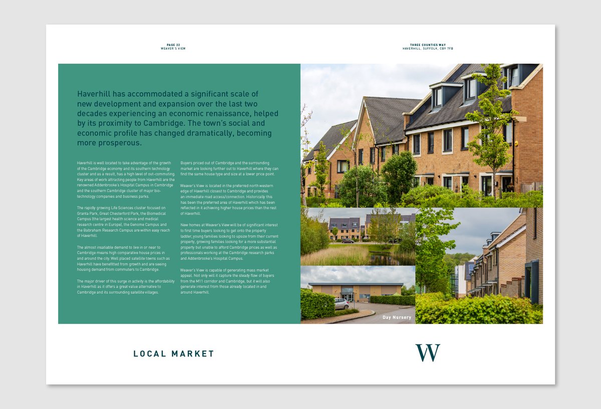 DesignArmstrong's tweet image. We've been busy working on confidential projects that we can't share. But here's one we can! 

Congratulations to Jaynic on the completion of Weaver's View, Haverhill. Another great project to work on with @CushWakeUK

#lifeindesign #propertymarketing #brochuredesign #branding