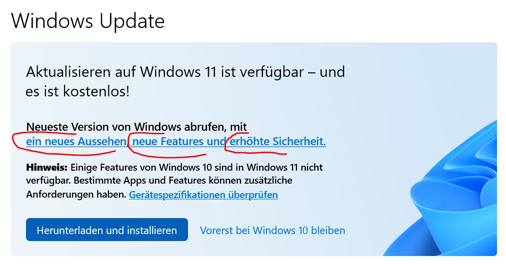Das neue Microsoft Windows 11: Jetzt auch mit verbesserte(r) Grammatik!
