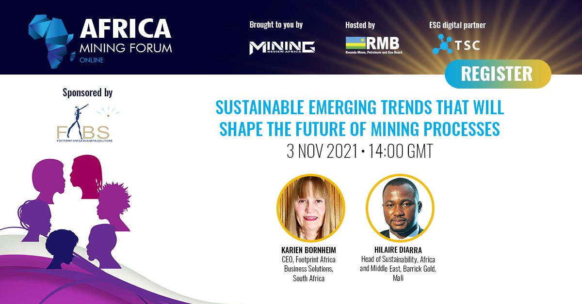 FABSMau's tweet photo. Join us today in a firechat on sustainable emerging trends shaping the future of #mining processes @Karienb,@Hilaire,@Laura discuss processes and sustainability for mining operations 
Complimentary tickets: https://t.co/ASjpMabO2y
#AMF #africaminingforum #fabs #footprintafrica https://t.co/kVeq2pJPvI