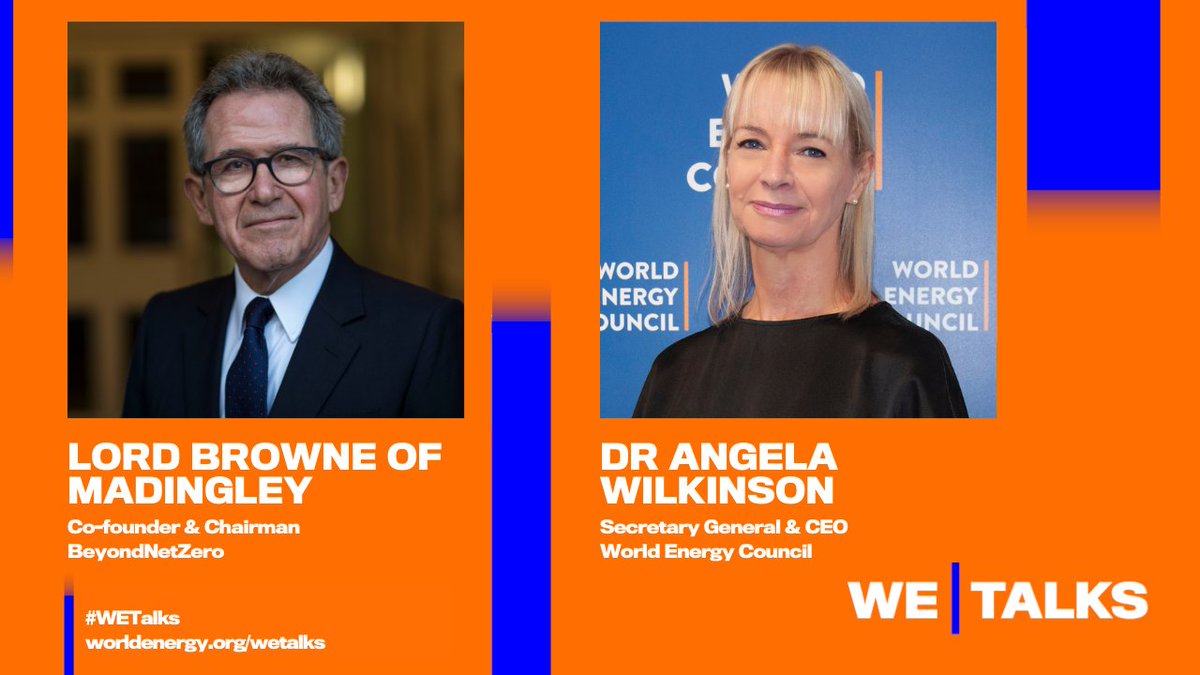 "In the end, it’s about delivery.

And delivery requires not just objectives but targets that are measurable, measured year by year &amp; independently.”

Lord Browne discusses #COP26, the energy crisis &amp; more in exclusive #WETalks episode with Dr Wilkinson.

worldenergy.org/experiences-ev…