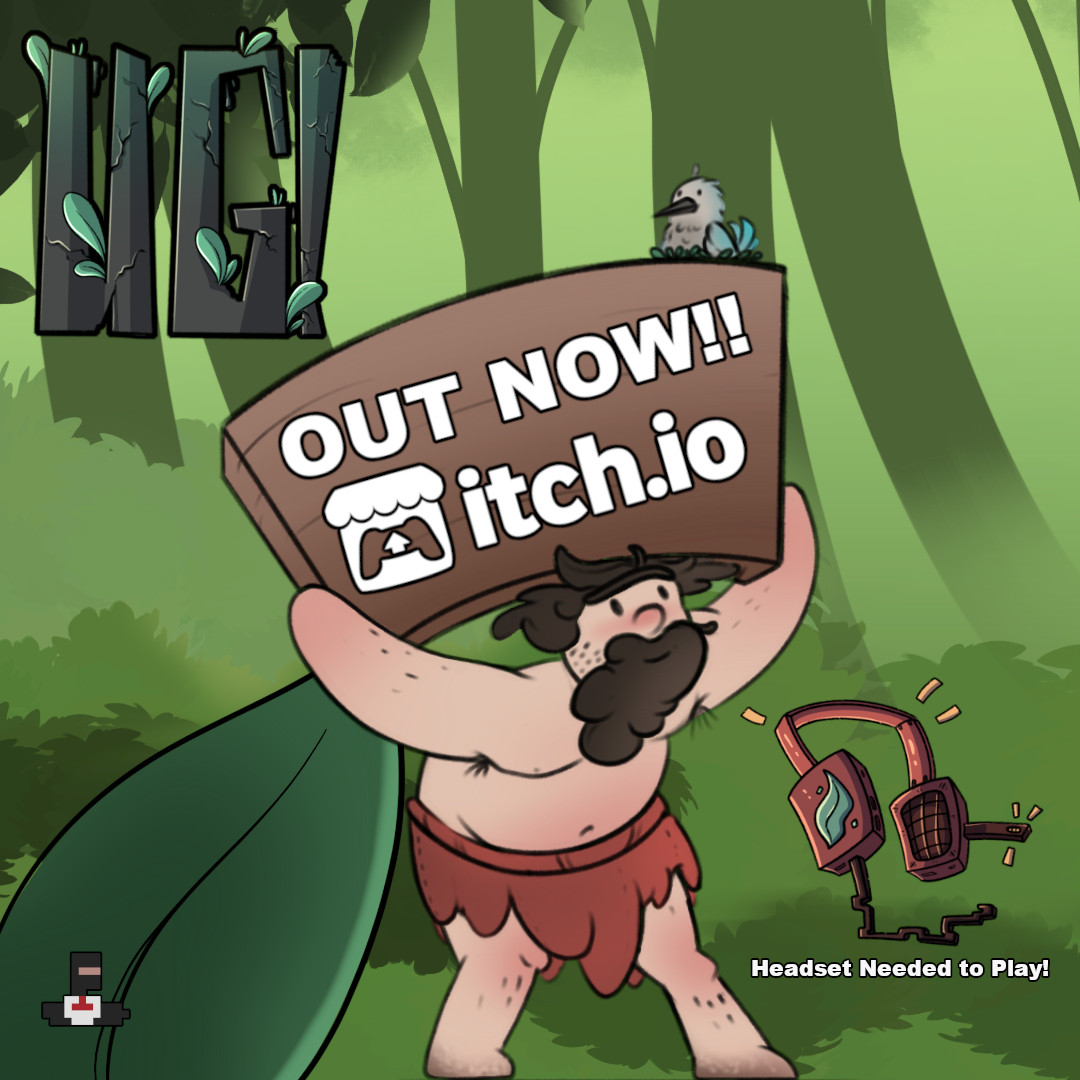 Blunt_Games's tweet photo. Ug! A Caveman Game you control with your voice is out now on #itchio https://t.co/267RKiMlf1 #indiegame #gamedev #indedev #ninjainatux #gamemaker #videogames #pcgaming #gaming #games #earlyaccess #builditwithus #trySomethingNew https://t.co/wYOV3J6jtC