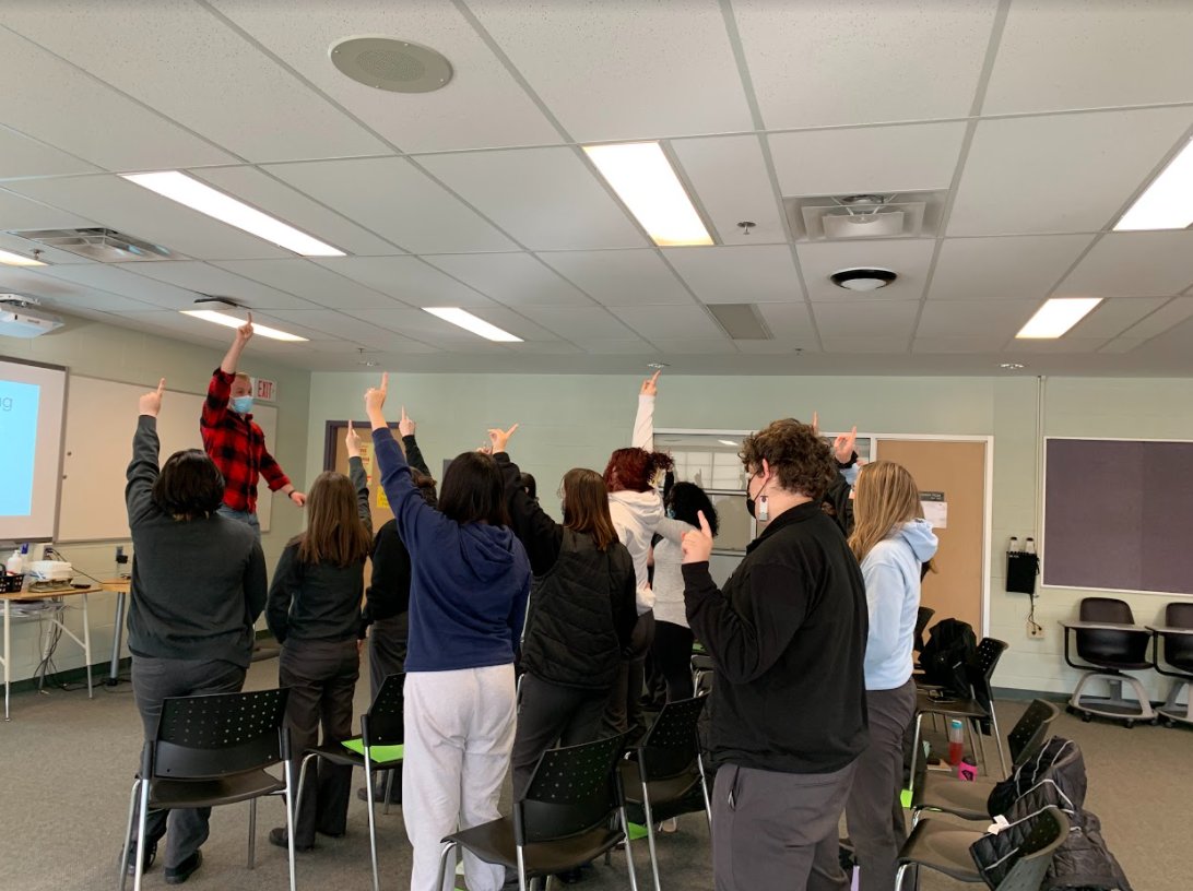 HTCSSPVNC's tweet photo. "The Beanstalk Project is here at HT!  Training our SHSM Arts &amp; Culture student.  Amazing and dynamic opportunity for our students. #SHSMA&amp;C #ICETraining #HTSHSM #PVNClearns #HTCSS" https://t.co/yuvIfhqosa