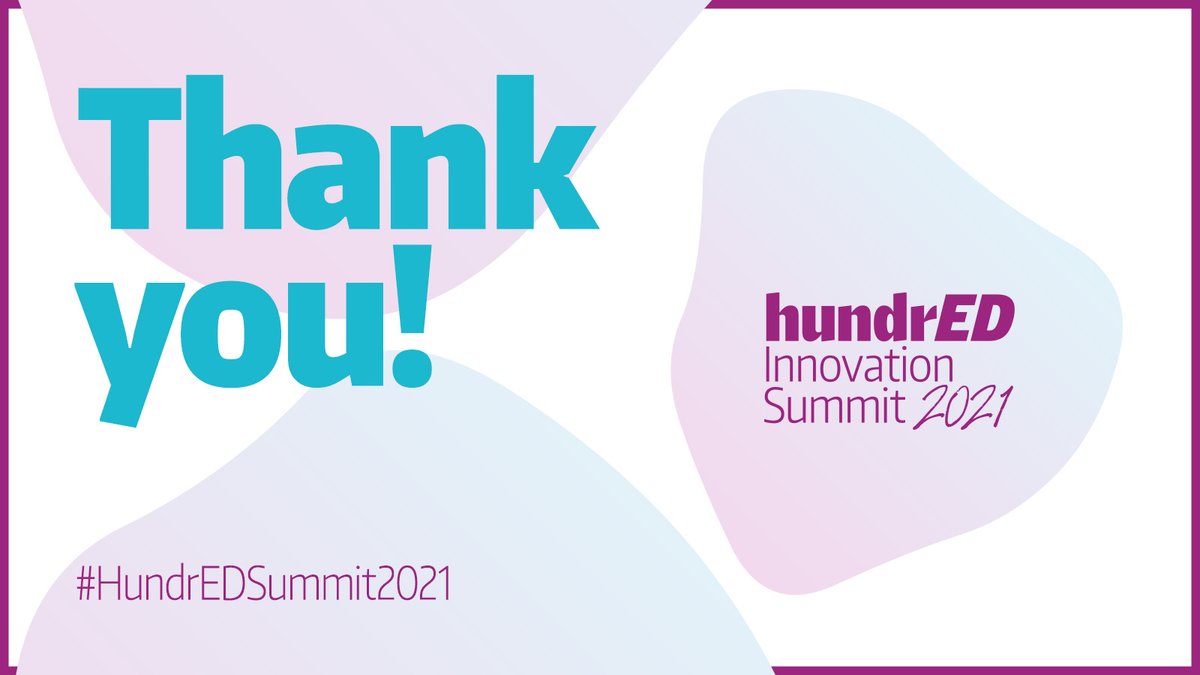 HundrEDorg's tweet photo. Thank you! That's a wrap on the first day at #HundrEDSummit2021! 🙌
We have so many more talks, innovators, roundtables, workshops, and experiences coming your way tomorrow 👀

Watch this space 🙌 https://t.co/zYqcIQWCoS