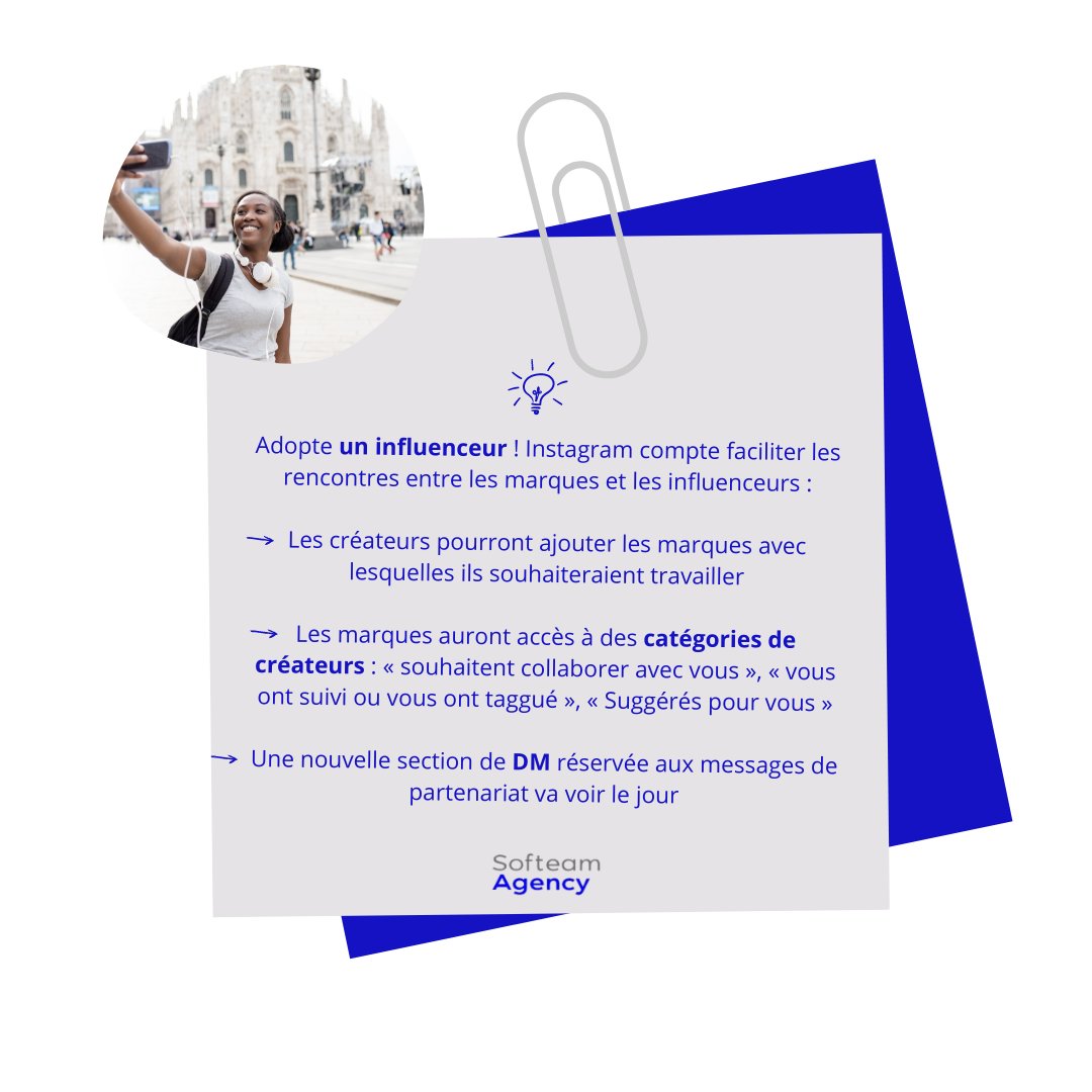 La Soft News 🚀 L'essentiel de l'actu social media de la semaine !📲 Au menu : de nouvelles fonctionnalités Instagram pour la plupart déjà disponibles ! Si vous avez manqué ça, cliquez et swipez vers la droite⬇️
#actualites #socialmedia #agency #instagram