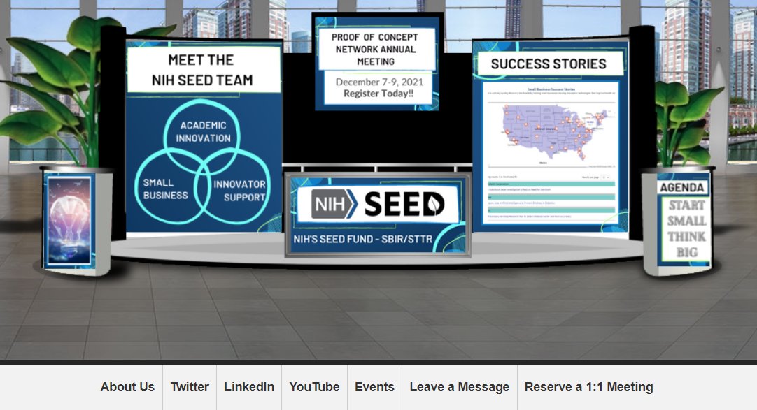 nihseed's tweet photo. Take advantage of the available 1:1 times with our experts to chat about academic partnerships, small business opportunities, and innovator support! Our team is here to help. https://t.co/MX150BxhYv #NIHsem https://t.co/Bh0edxyLzH
