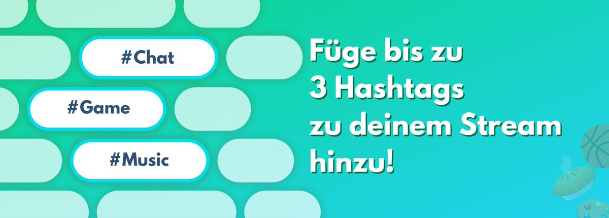YouNowDeutsch's tweet photo. Füge nun bis zu 3 Hashtags zu deinem Stream hinzu, damit dich deine Fans einfacher entdecken können! 💚 https://t.co/7sZYRDf79j