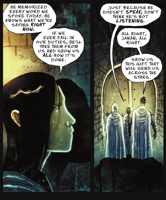 Batsfan5's tweet photo. @taliasghul This Janan is better than Athanasia and both are Talia daughters and had similar lifes.
She looked the youngest and the smartest of them not underestimating her father. How bad that Damian and her did not met.
Anyway probably it will be the LAST TIME that we will see them. https://t.co/yWM6xVe4rV