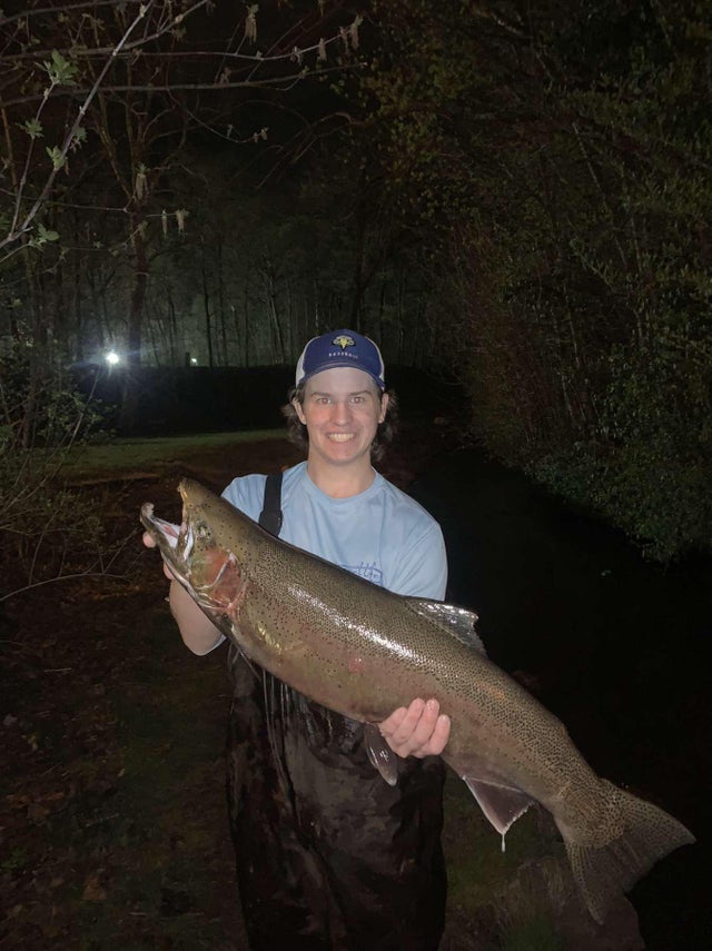 Massive steelhead He caught earlier this year

#fishinglife #kayakfishing #fishing #fishingtrip #bassfishing #fishingdaily #bigfish  #saltwaterfishing #troutfishing #fishingislife #fish #instafish  #fisherman #carpfishing #followme #flyfishing #followforfollowback #instadaily