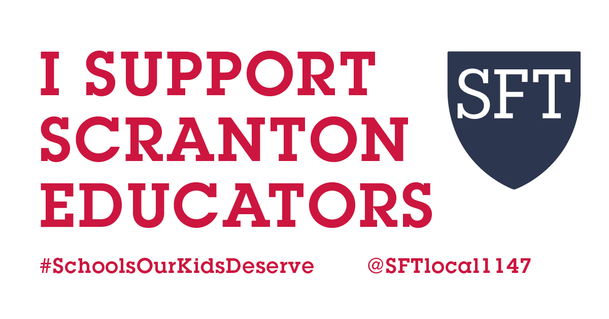 Our children’s future is on the chopping block as state bureaucrats and our school board make cut after cut to Scranton schools. We've had enough. We’re on strike to fight for our students &amp; our community. Please stand with us. #SchoolsScrantonKidsDeserve schoolsscrantonkidsdeserve.org