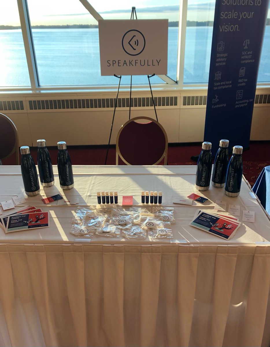 speakfullynow's tweet photo. In-person events are back and we are so excited to be here in Madison, WI for #ESSWI!
Thanks for putting on a great event, @WiscTechCouncil!
#speakfully #speakfullynow #tech #hrtech #techforgood https://t.co/PH5THoXWWw