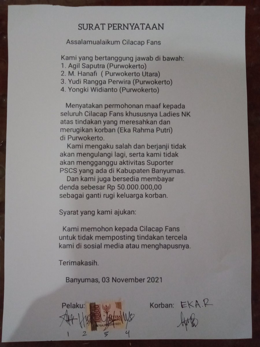 Menanggapi kasus yg sedang ramai yg menimpa slh satu anggota <a href="/inyongpscs/">LADIESNK_BMS</a> kami mengucapkan terimakasih atas perhatian dan supportnya. Namun masalah trsbt sudah di ambil jalan damai  dr pihak korban maupun para pelaku 🙏🙏
#ladiesnk #ladiesnkbms