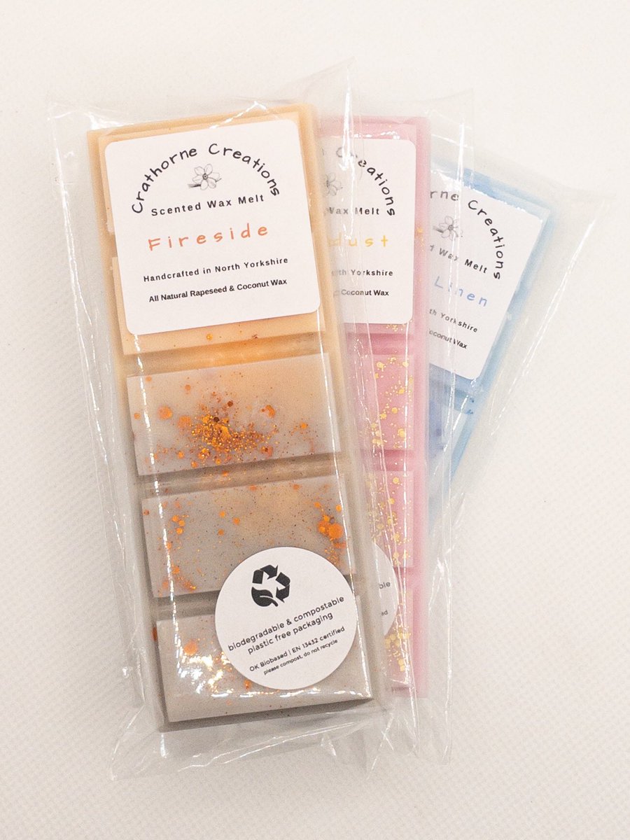 crathornecreat's tweet photo. 🔥 Our handcrafted wax melt snap bars - available very soon 🔥

♻️ Biodegradable &amp; compostable plastic free packaging ♻️

https://t.co/dAP3CNoyw7

#waxmelts #waxmeltsnapbar #biodegradable #compostable #plasticfree #becomeastockist #crathorne #northyorkshire #ecofriendly https://t.co/6TTCIkerLA