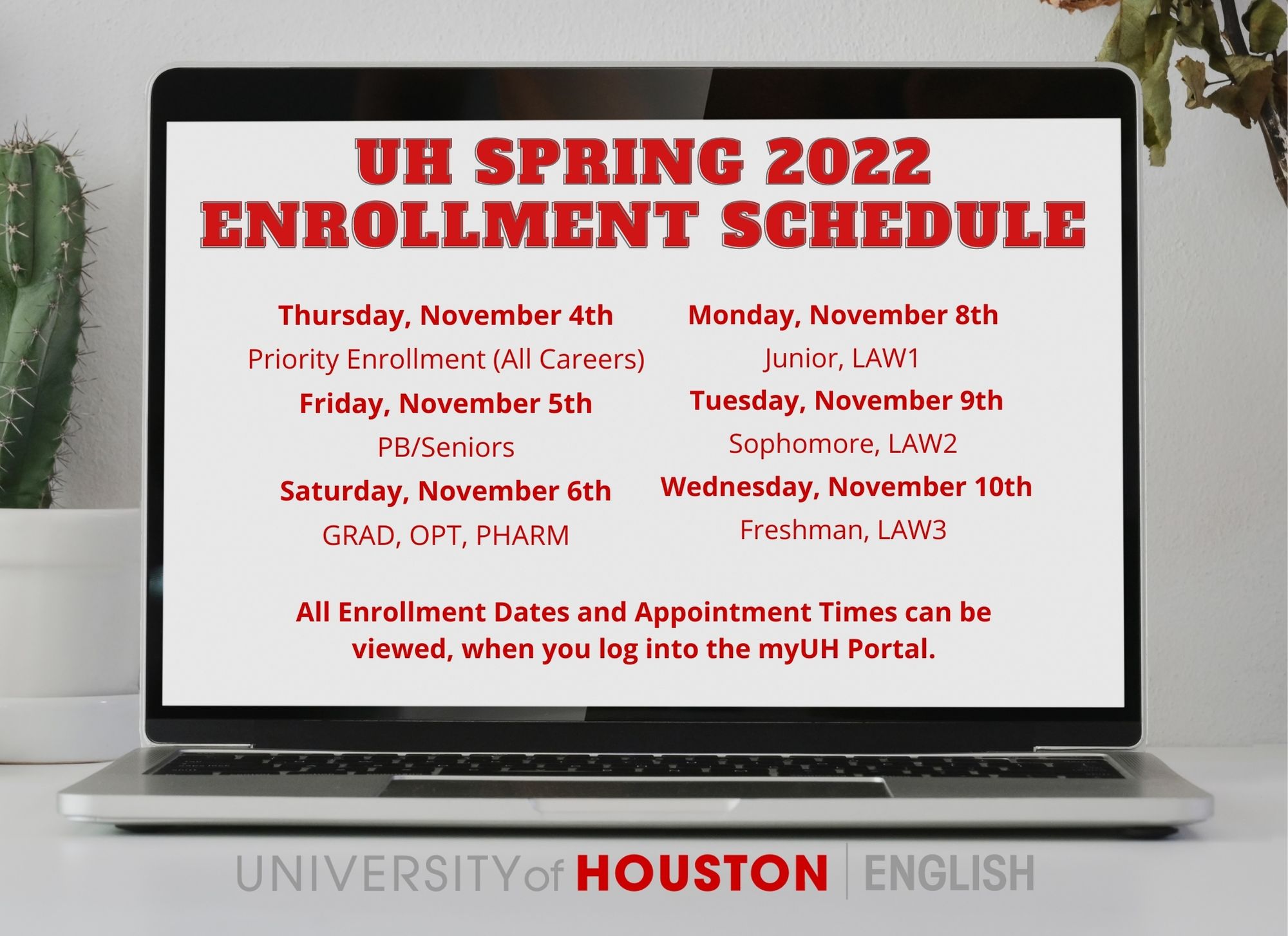 Uh Calendar Spring 2022 Uh English (@Uhenglishdept) / Twitter