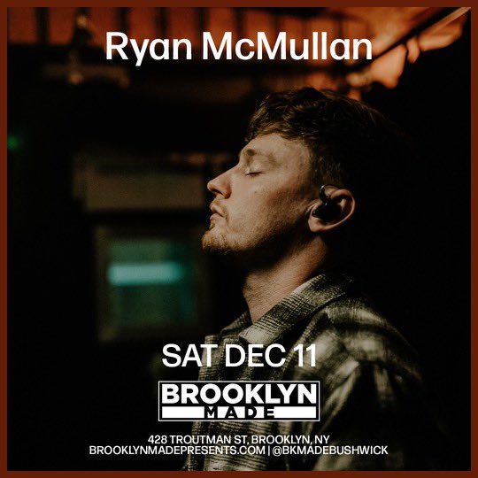 New York! Presale in 30 mins! Don’t forget to use the code “Ryan1111” in order to get early access! X link.dice.fm/mDpVINeeRkb