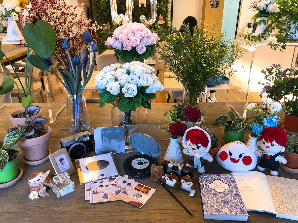 AllaboutWJ's tweet photo. @flowering23
생일당일에 꼭꼭가고싶었던 카페 꽃든😚
카페문을열자마자 꽃내음이 정말 확 - 느껴져서 기분이넘넘!! 좋아졌어요🌸🌺🌼
아니 어떻게울우진이노래로 ㅜ CD를만드실생각을 하셧어요...? 진짜넘넘대박적 ㅠ 잘들을게요 꼭❤️

#우진이의_만개한_스물셋
#flowering_23_WJ https://t.co/XVewieXJVx