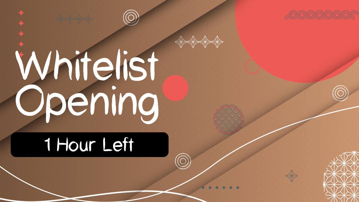 YugenFinance_'s tweet photo. Only 1 hour is left for the opening of our whitelist for the upcoming IDO launch.⏱️
🏯 The details of the whitelist opening
🔥 Date: 3rd November 2021
🔥 Time: 2:00 PM UTC
Stay tuned! 🇯🇵
$YGN #WhitelistOpening #1HourLeft https://t.co/06gaO9og7z