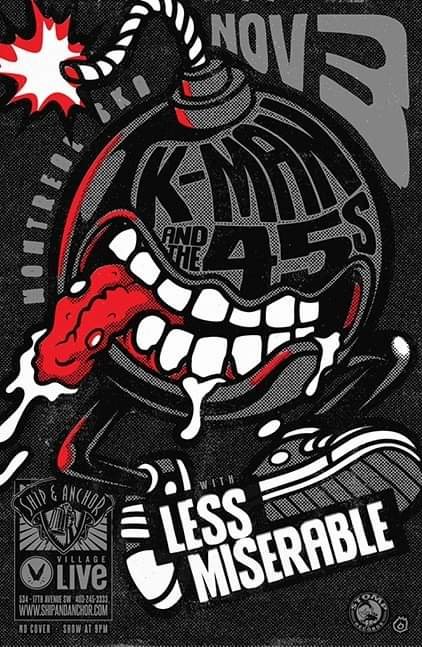 Ollinger's tweet photo. Stoked to be booking some shows again @Ship_and_Anchor and even more stoked for @kmanandthe45s % #lessmiserable to be the first one out of the gate. See you tonight. https://t.co/CEqRQ4k3m4