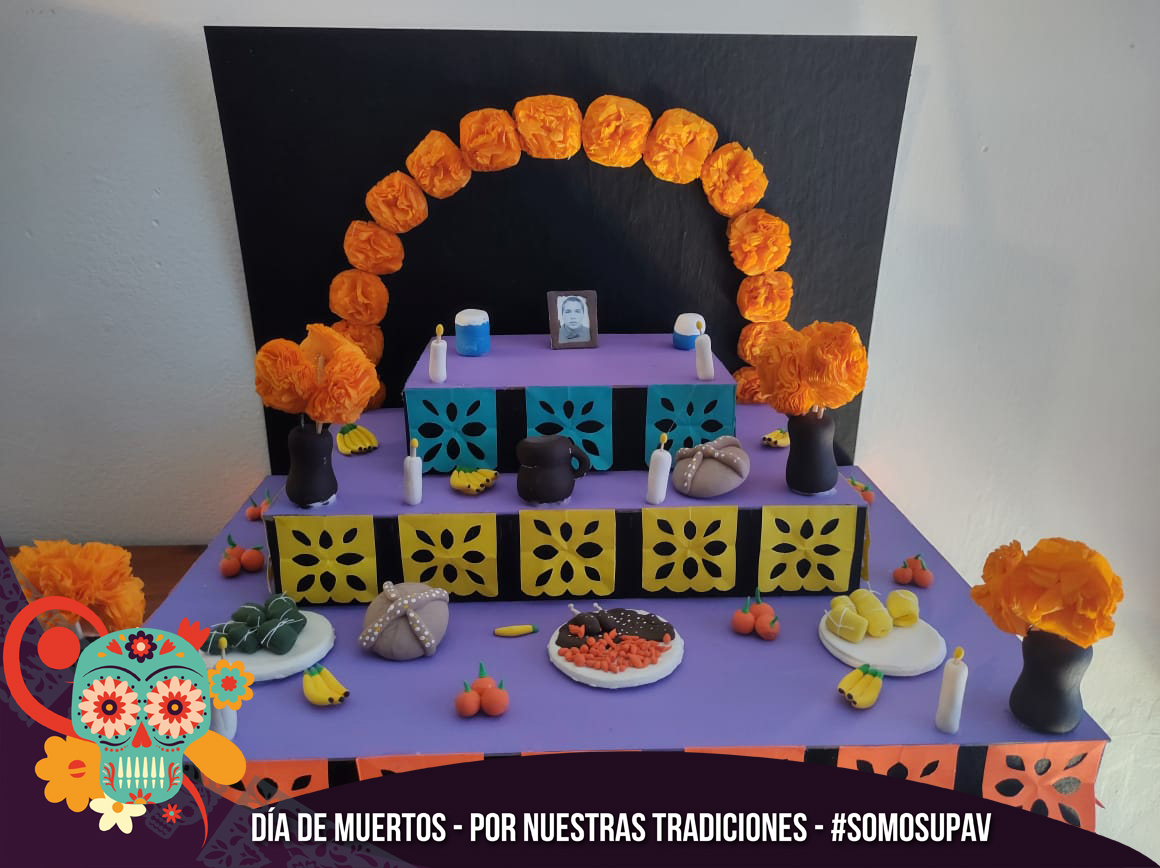 upav_edu's tweet photo. Con altares adornados en memoria de los que han partido, nuestros aprendientes y figuras solidarias conmemoraron el Día de Muertos, siempre orgullosas y orgullosos de nuestras tradiciones.🕯️💀🏵️
#SomosUPAV #OrgulloUPAV #PorNuestrasTradiciones #altares https://t.co/kJ7eLORhtR